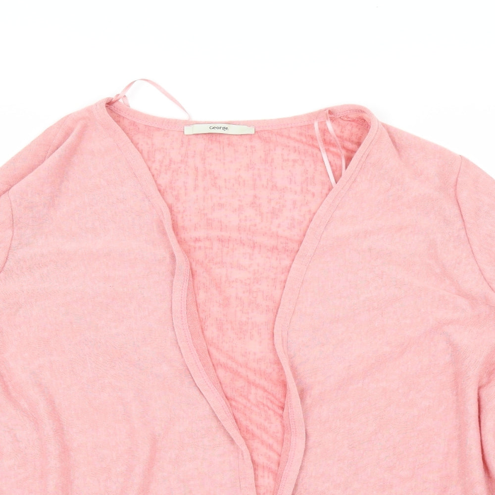 George Womens Pink   Cardigan Jumper Size 18