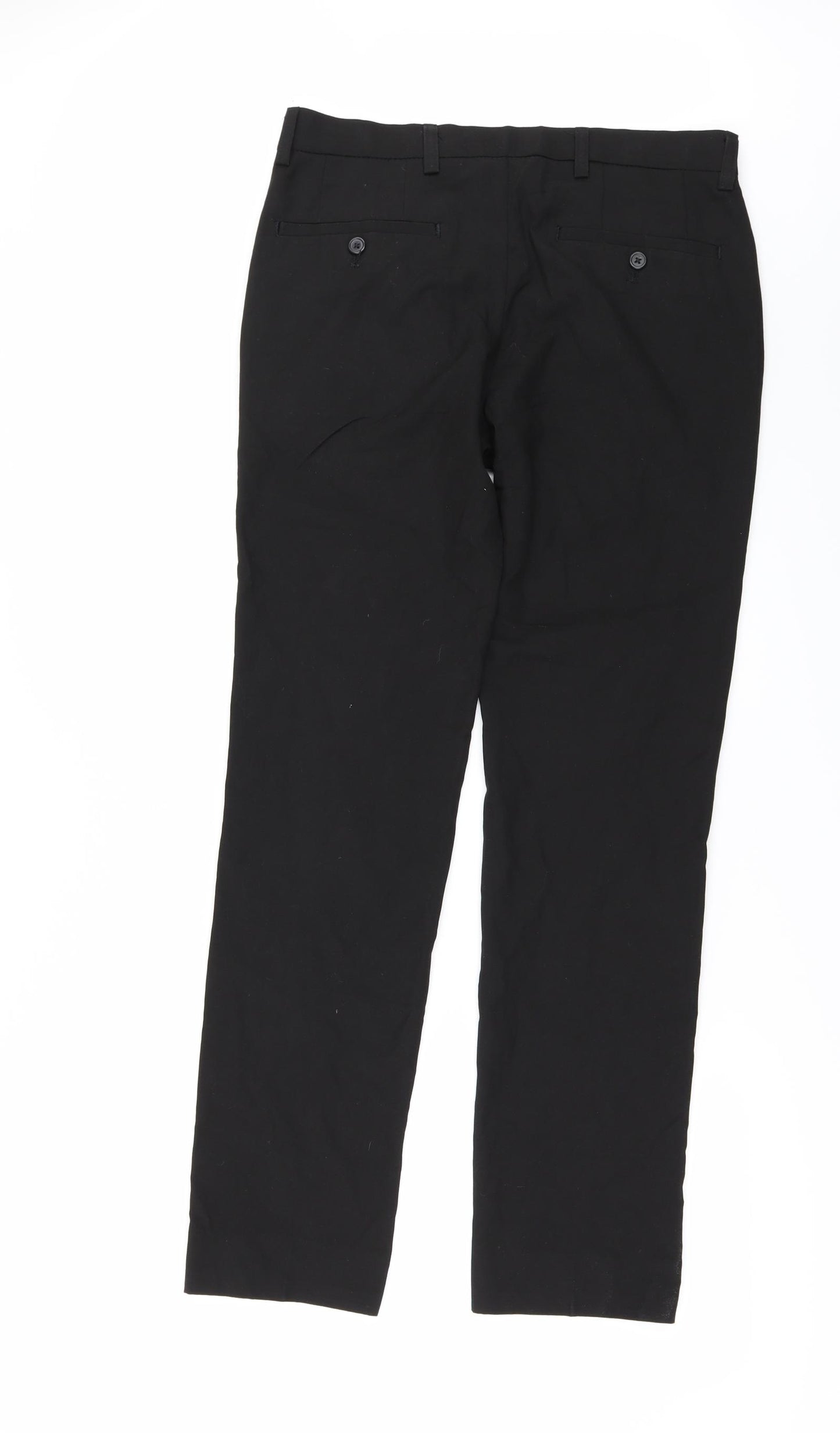 NEXT Mens Black   Trousers  Size 30 L31 in