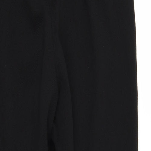 PRETTYLITTLETHING Womens Black   Trousers  Size 10 L23 in