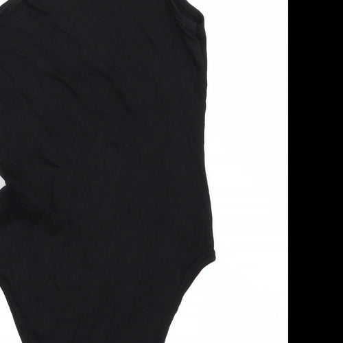 Boohoo Womens Black   Bodysuit One-Piece Size 8