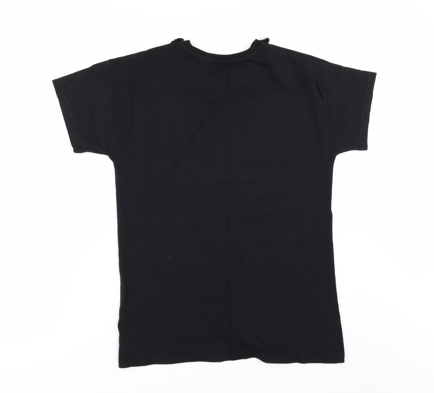 NEXT Girls Black   Basic T-Shirt Size 11-12 Years