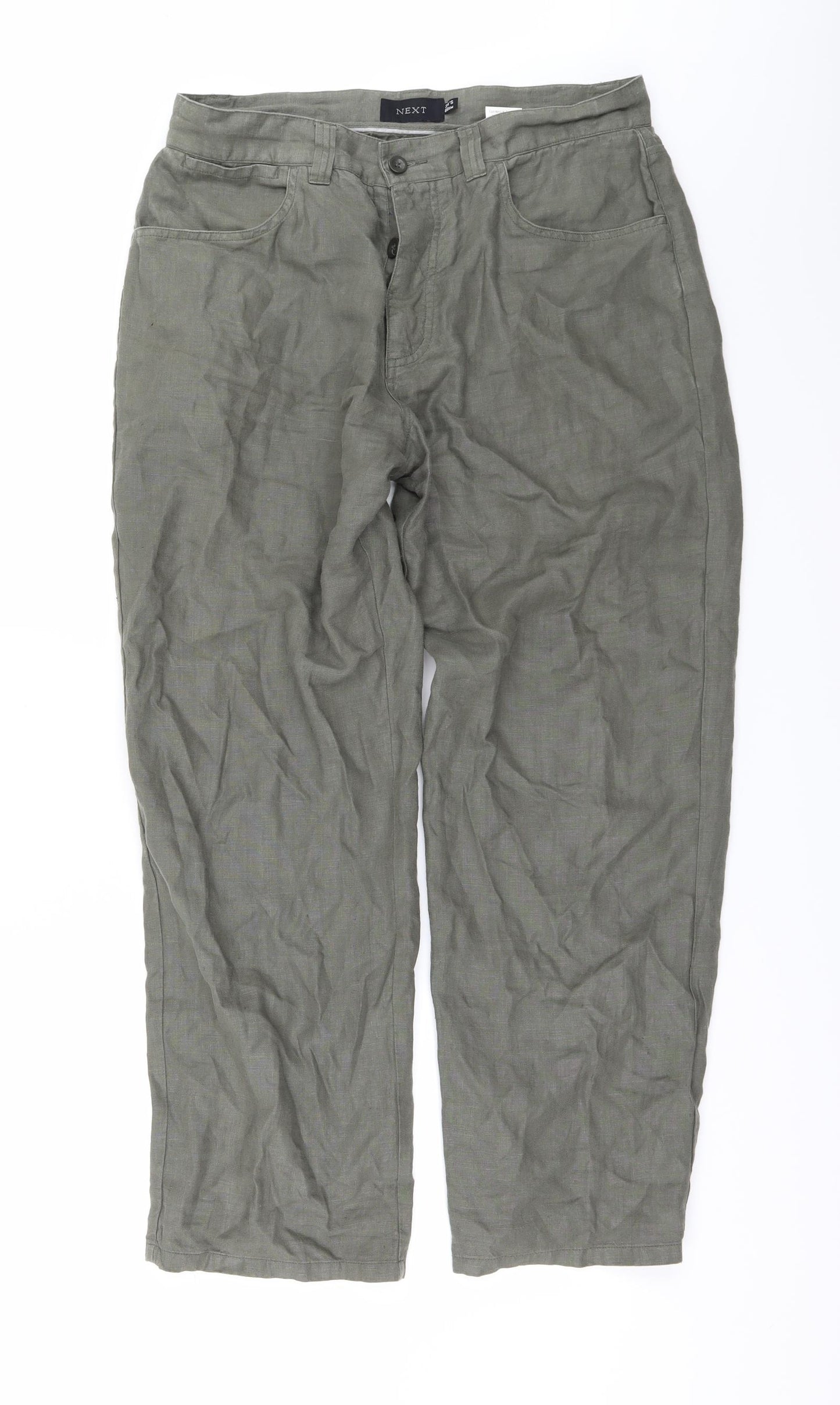 NEXT Mens Green   Trousers  Size 34 in L30 in