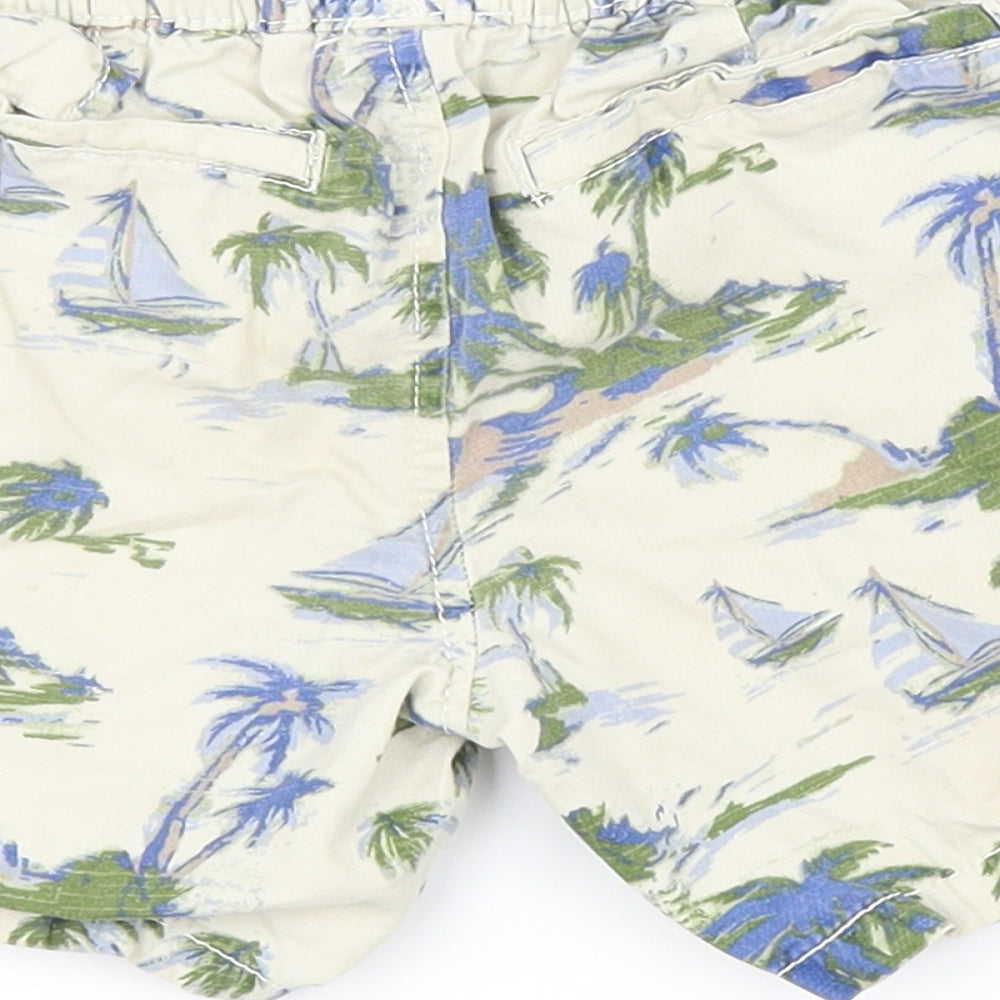 NEXT Boys Beige Geometric   Shorts Size 2-3 Years