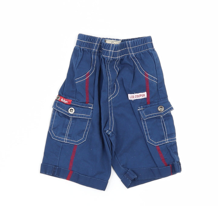 Lee Cooper Boys Black Cropped Jeans Size 12 Months