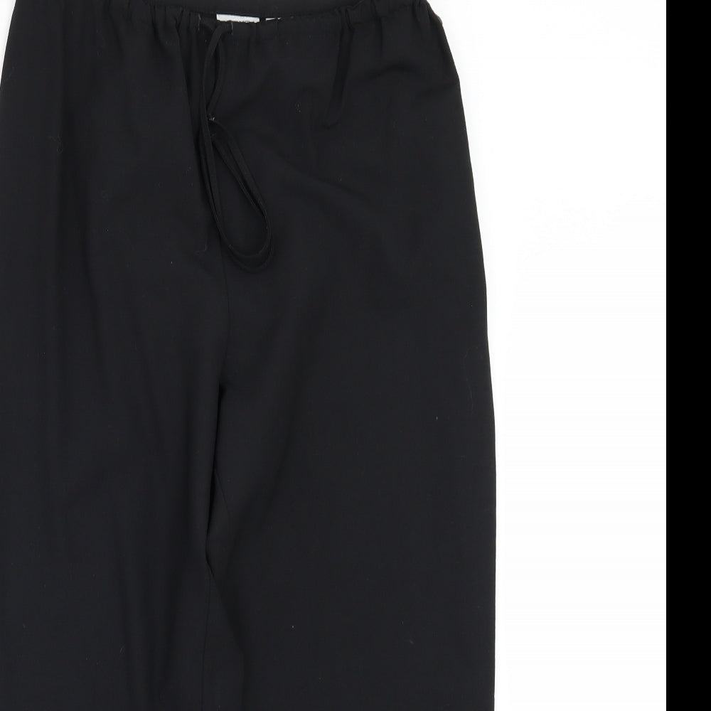 NEXT Womens Black   Trousers  Size 10 L21 in