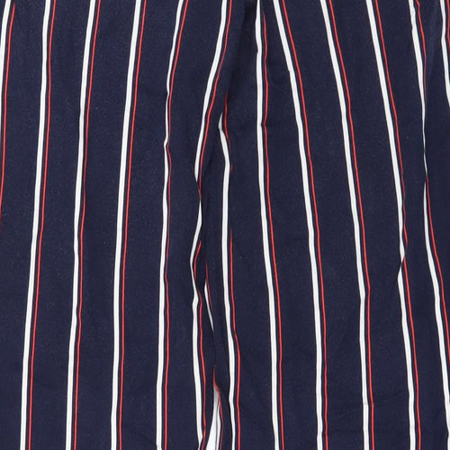 NEXT Womens Blue Striped  Trousers  Size 6 L30 in