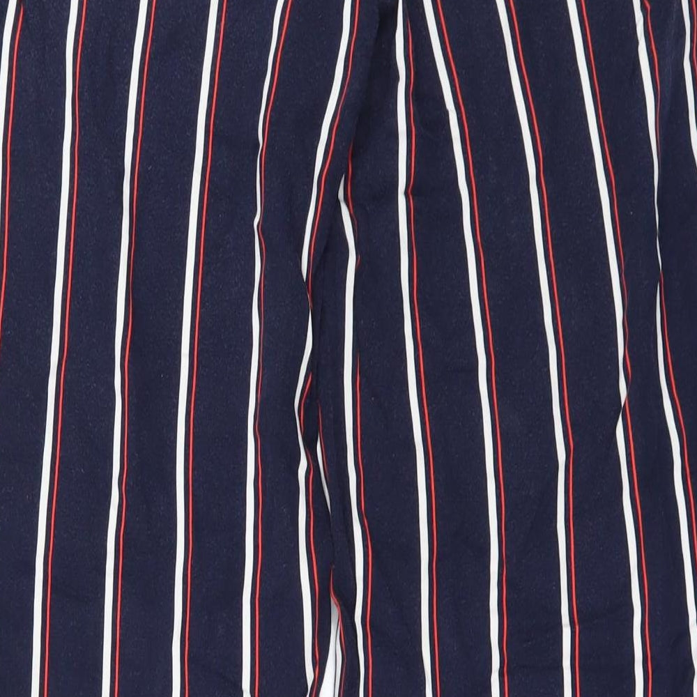 NEXT Womens Blue Striped  Trousers  Size 6 L30 in
