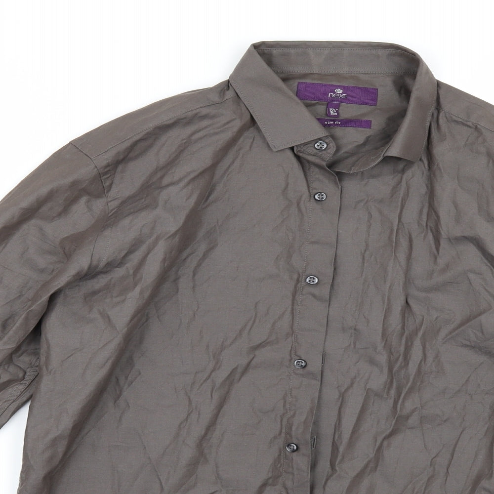 NEXT Mens Brown    Dress Shirt Size 16.5