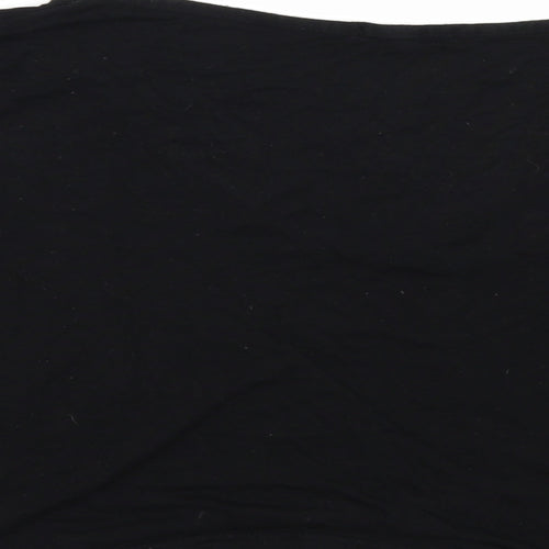Boohoo Womens Black   Basic T-Shirt Size 8