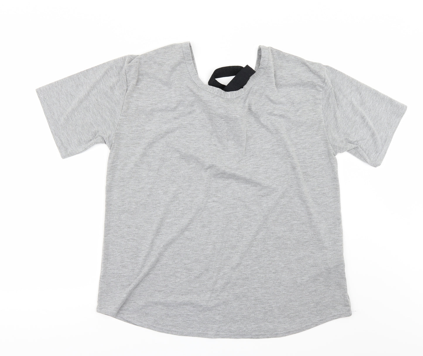 Boohoo Womens Grey   Basic T-Shirt Size 12
