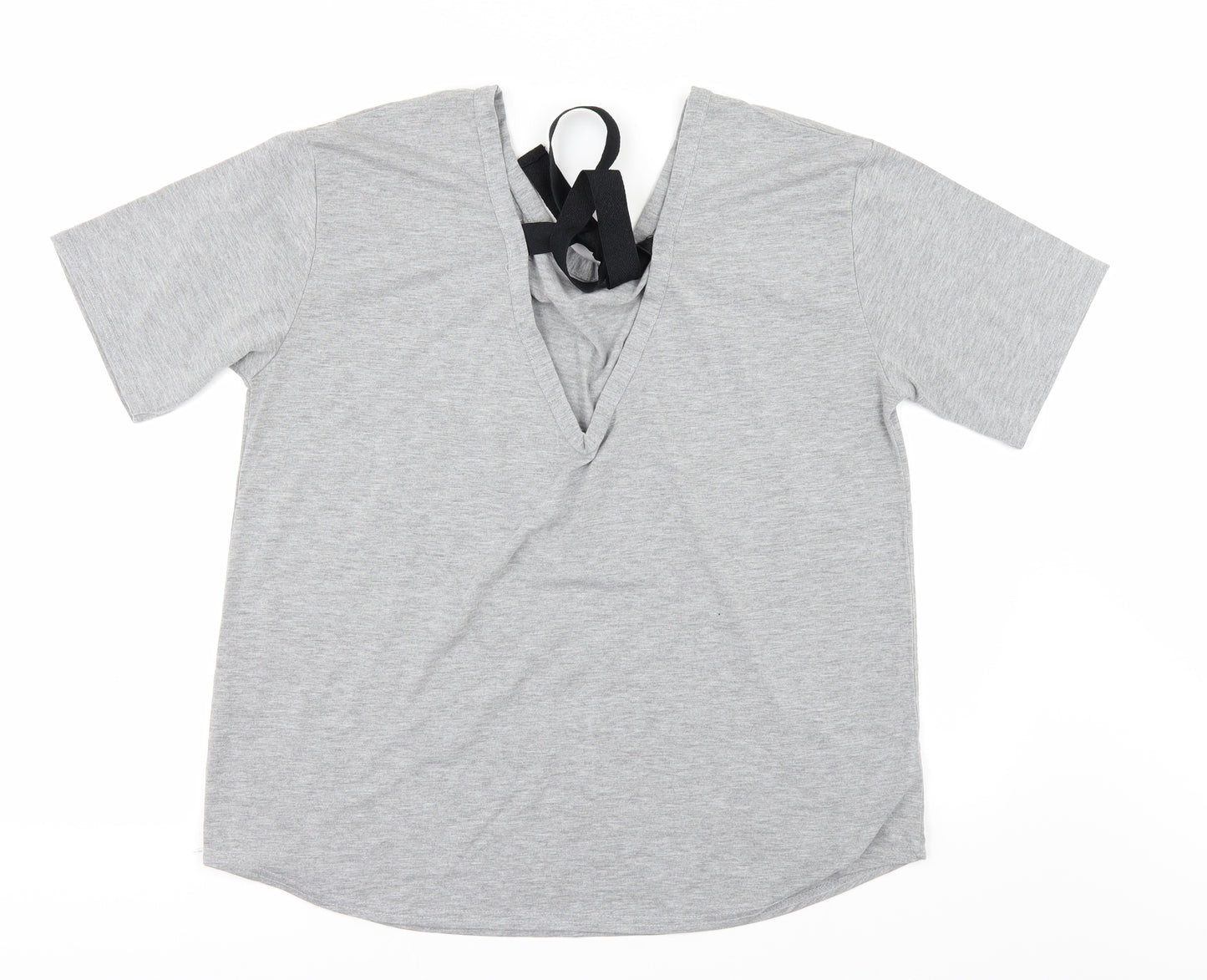 Boohoo Womens Grey   Basic T-Shirt Size 12