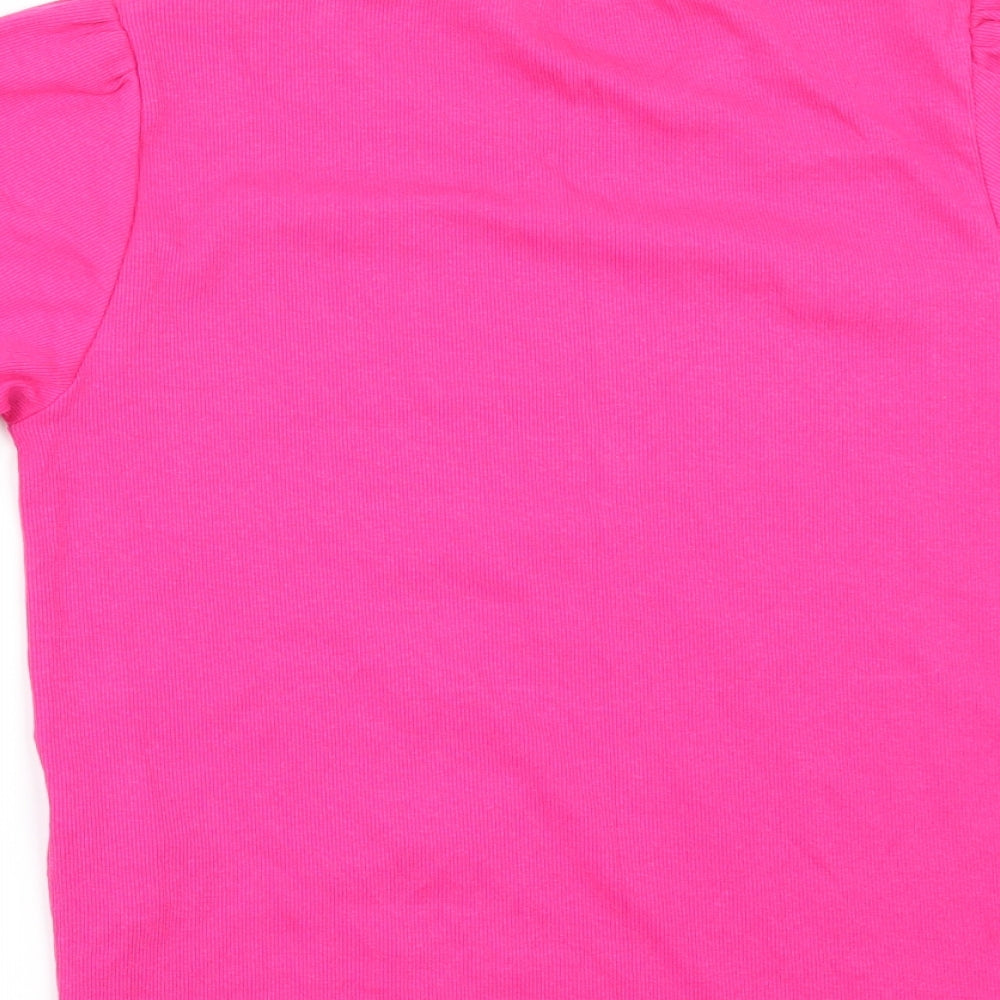 Zara Womens Pink   Basic T-Shirt Size L