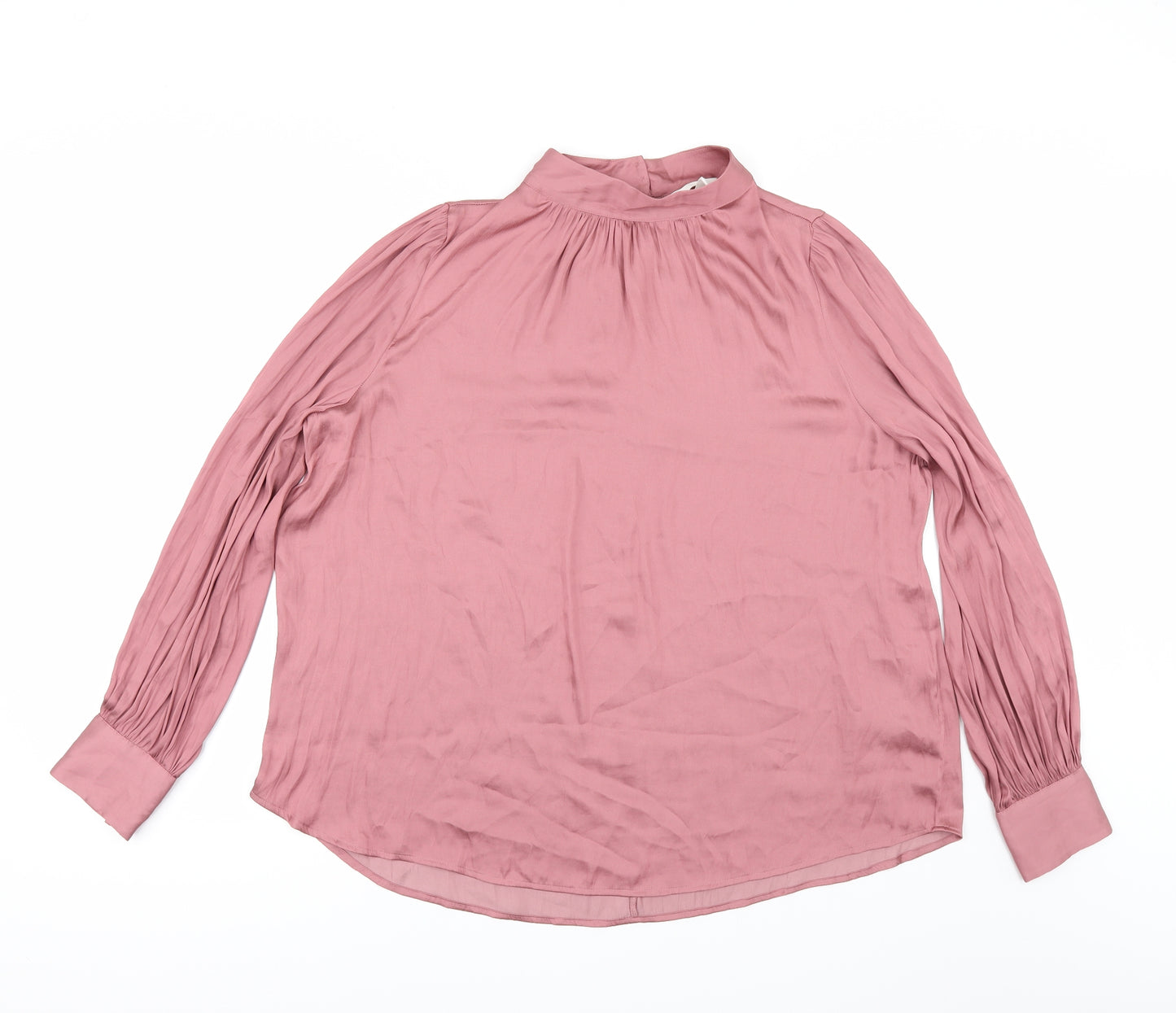 H&M Womens Pink   Tunic Blouse Size L