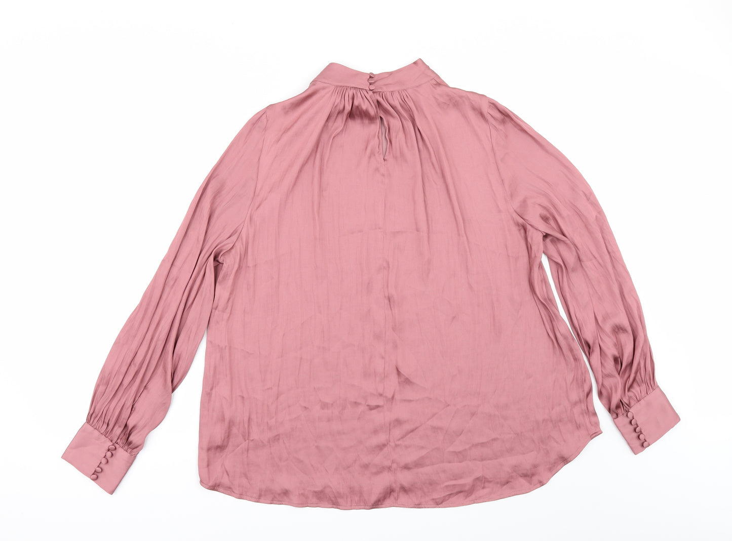 H&M Womens Pink   Tunic Blouse Size L