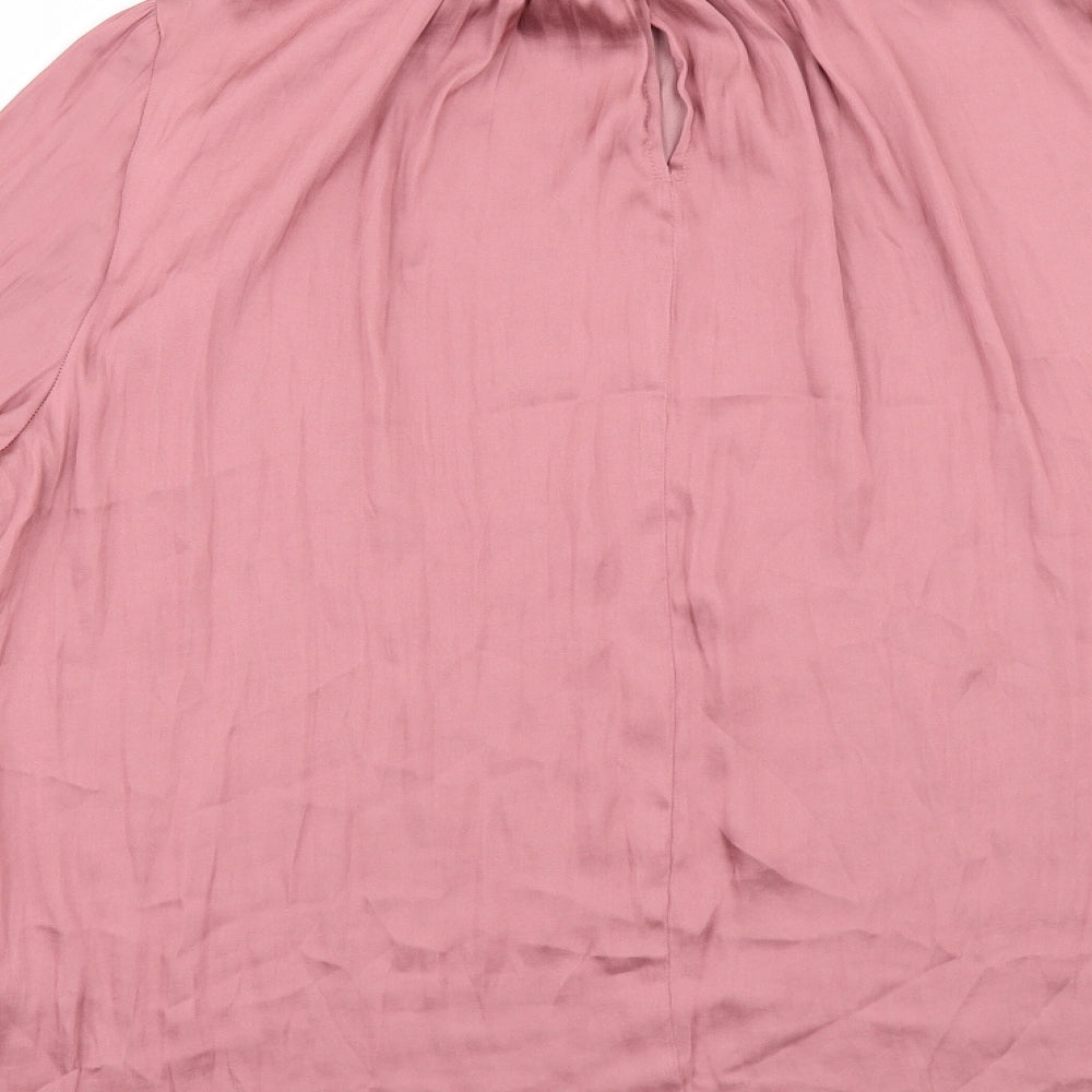 H&M Womens Pink   Tunic Blouse Size L