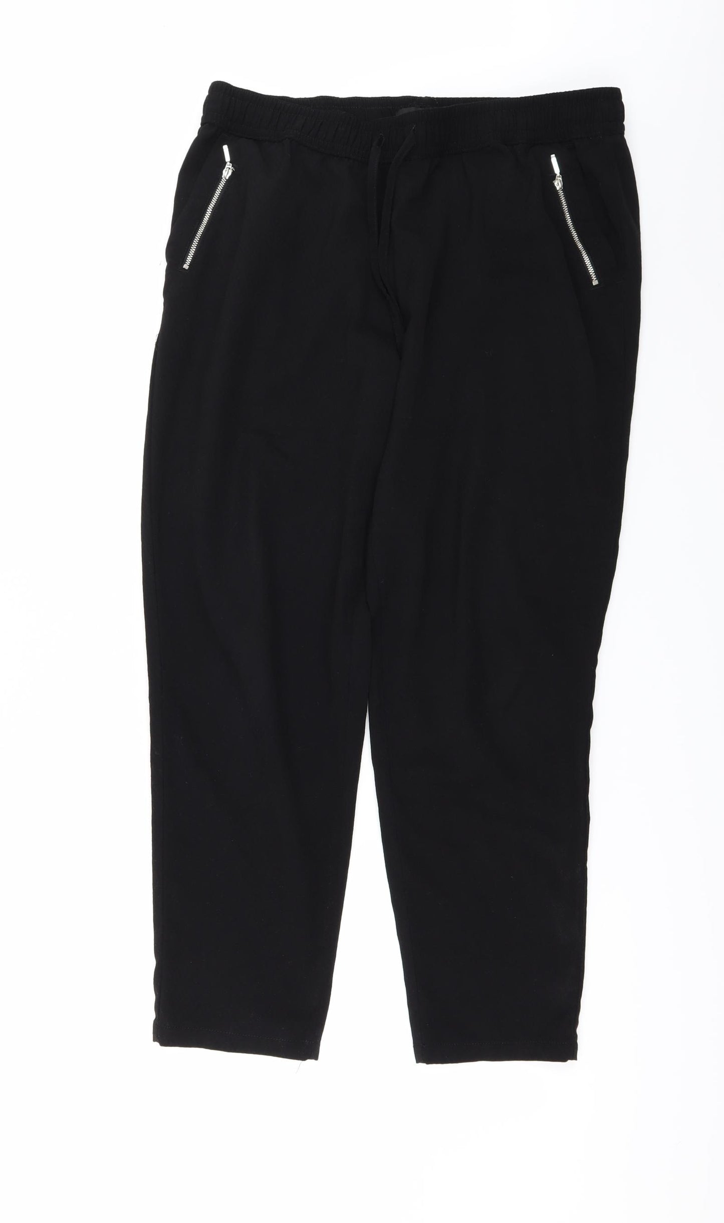 George Womens Black   Trousers  Size 16 L27 in