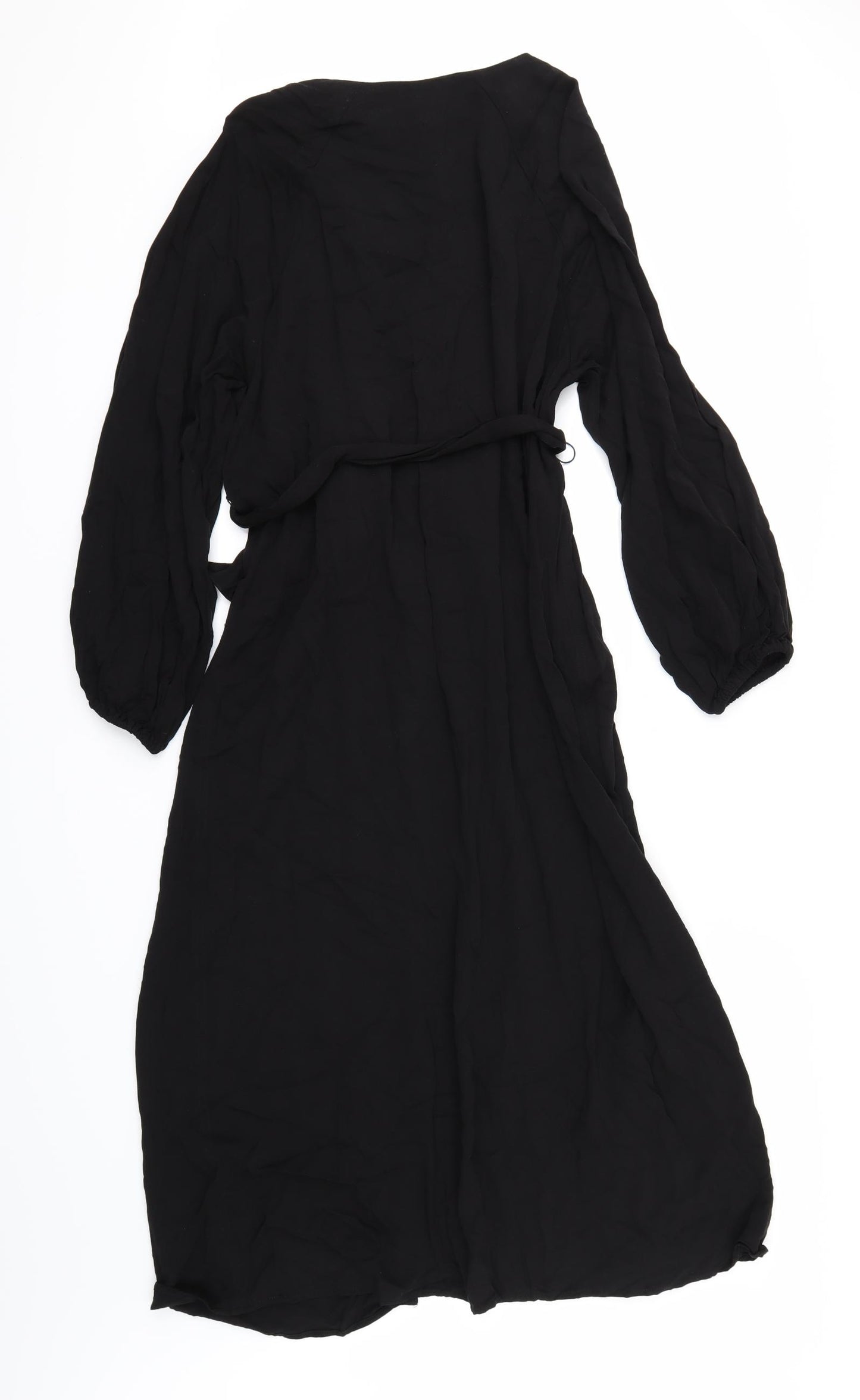 H&M Womens Black   Shirt Dress  Size S