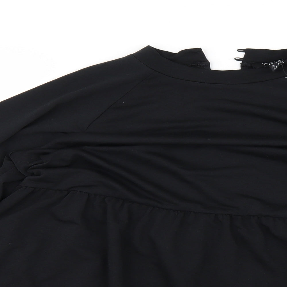 New Look Womens Black   Skater Dress  Size 14