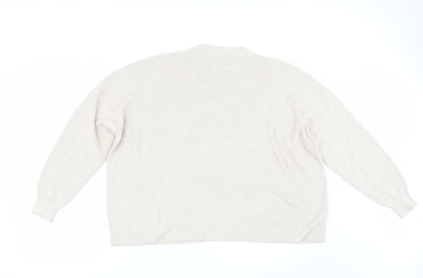 H&M Womens Beige   Pullover Jumper Size L