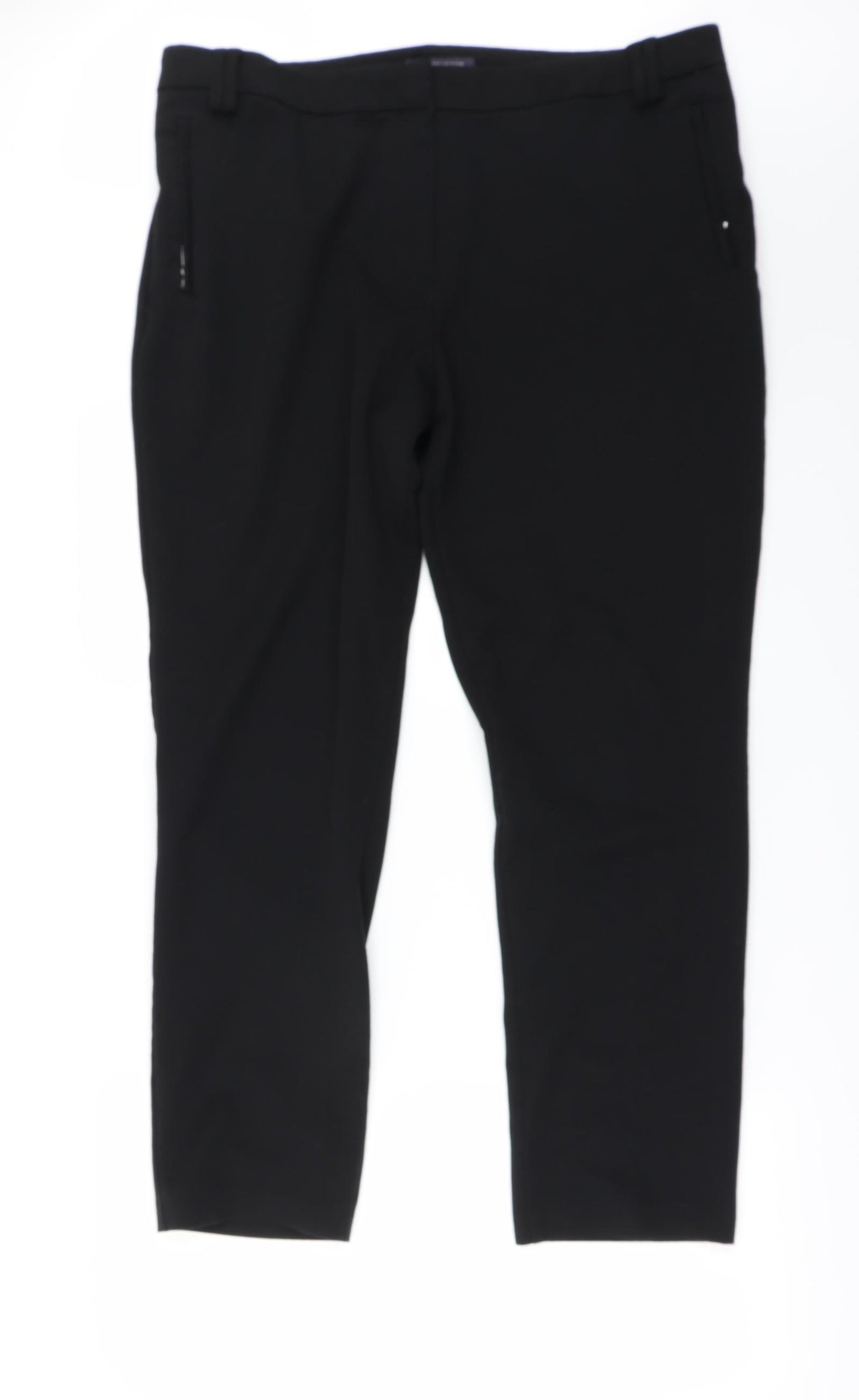 Marks and Spencer Womens Black   Trousers  Size 18 L27 in