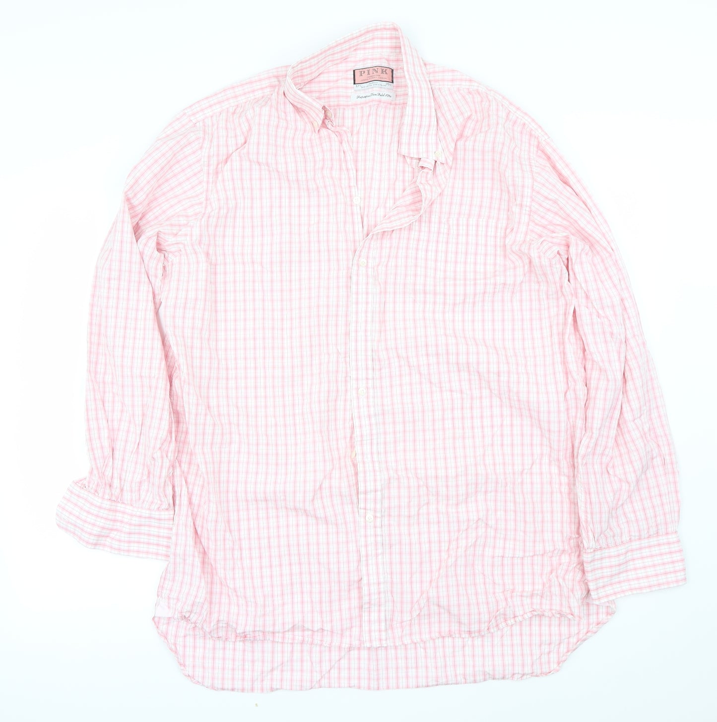 Preworn Mens Pink    Button-Up Size XL