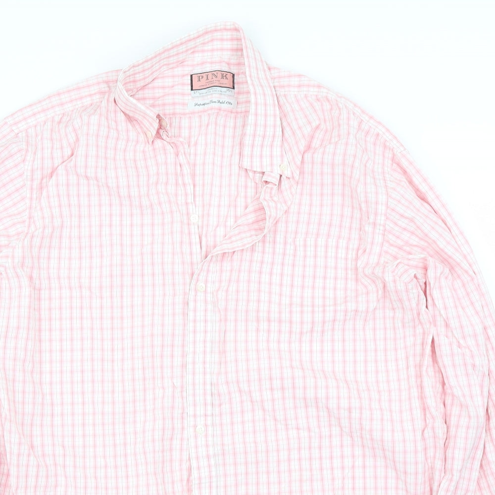 Preworn Mens Pink    Button-Up Size XL