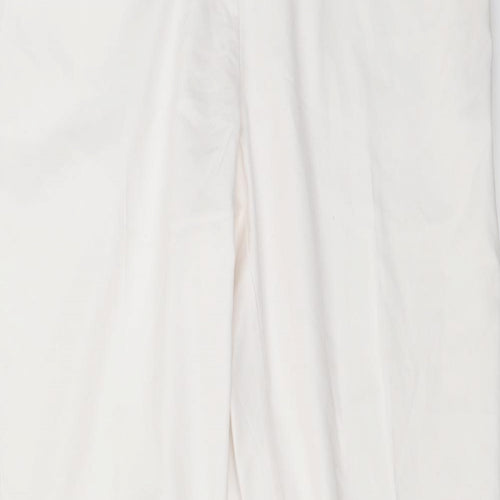 H&M Womens White   Trousers  Size 16 L24 in