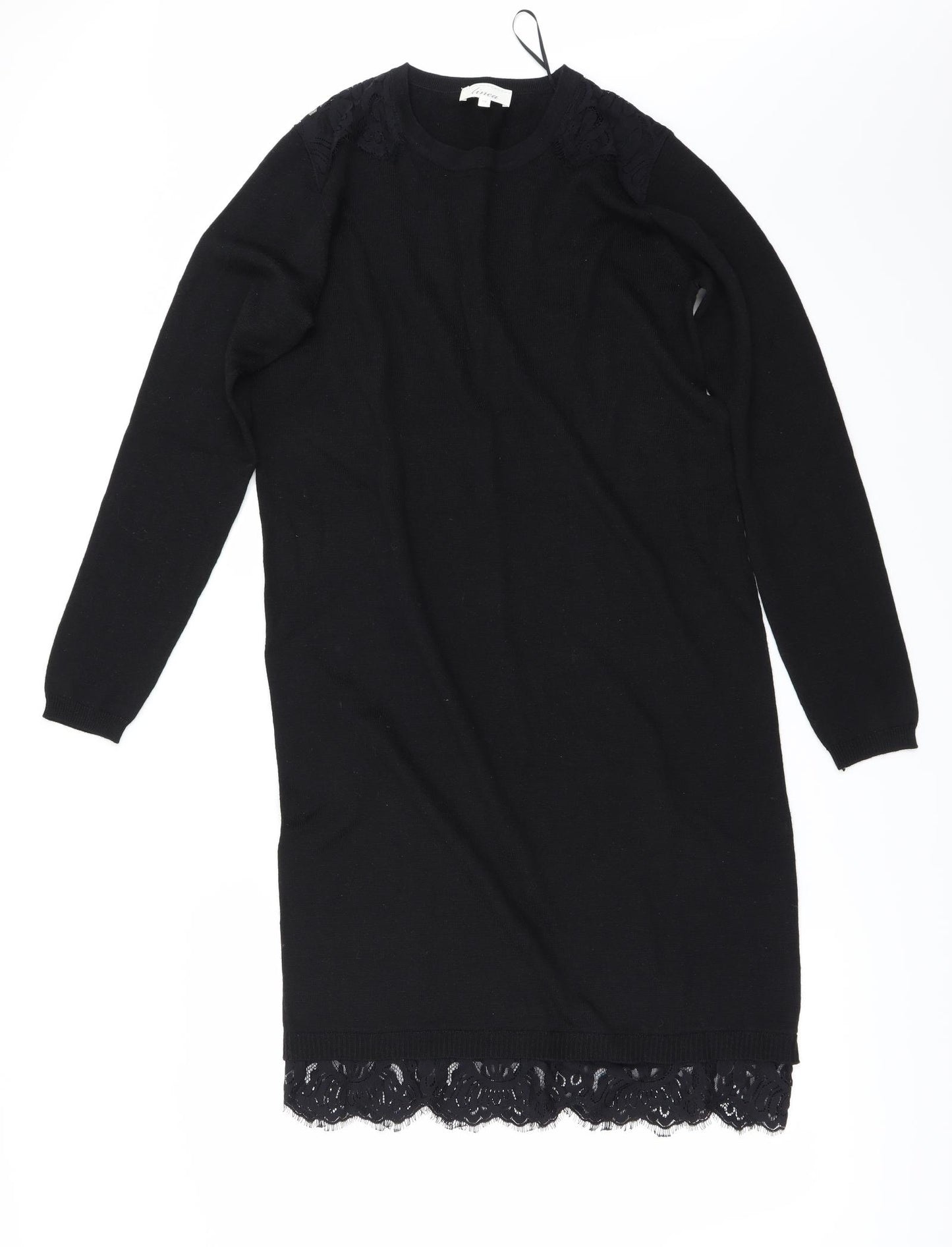Linea Womens Black   A-Line  Size 14
