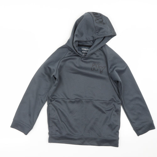 Primark Boys Blue   Pullover Hoodie Size 9-10 Years