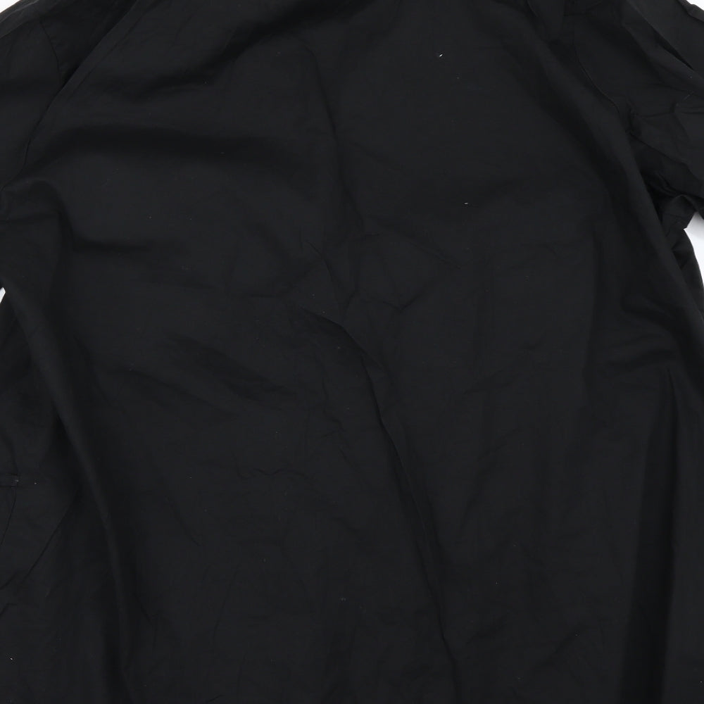 New Look Womens Black   Basic Button-Up Size 24