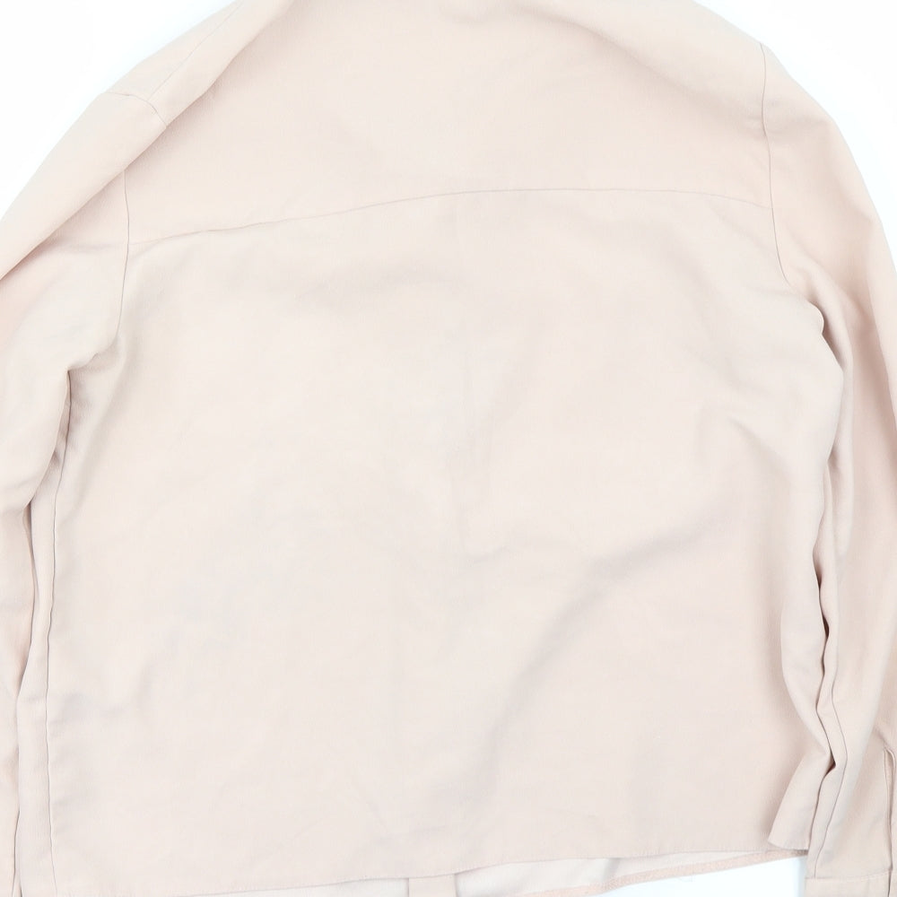 Topshop Womens Pink   Basic Blouse Size 8