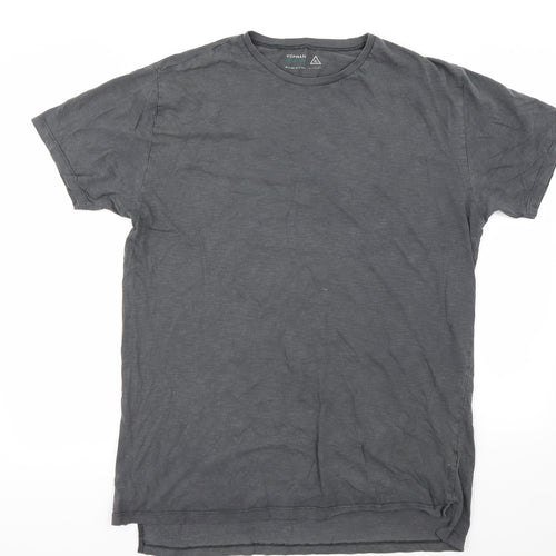 Top Man  Mens Grey    T-Shirt Size XL