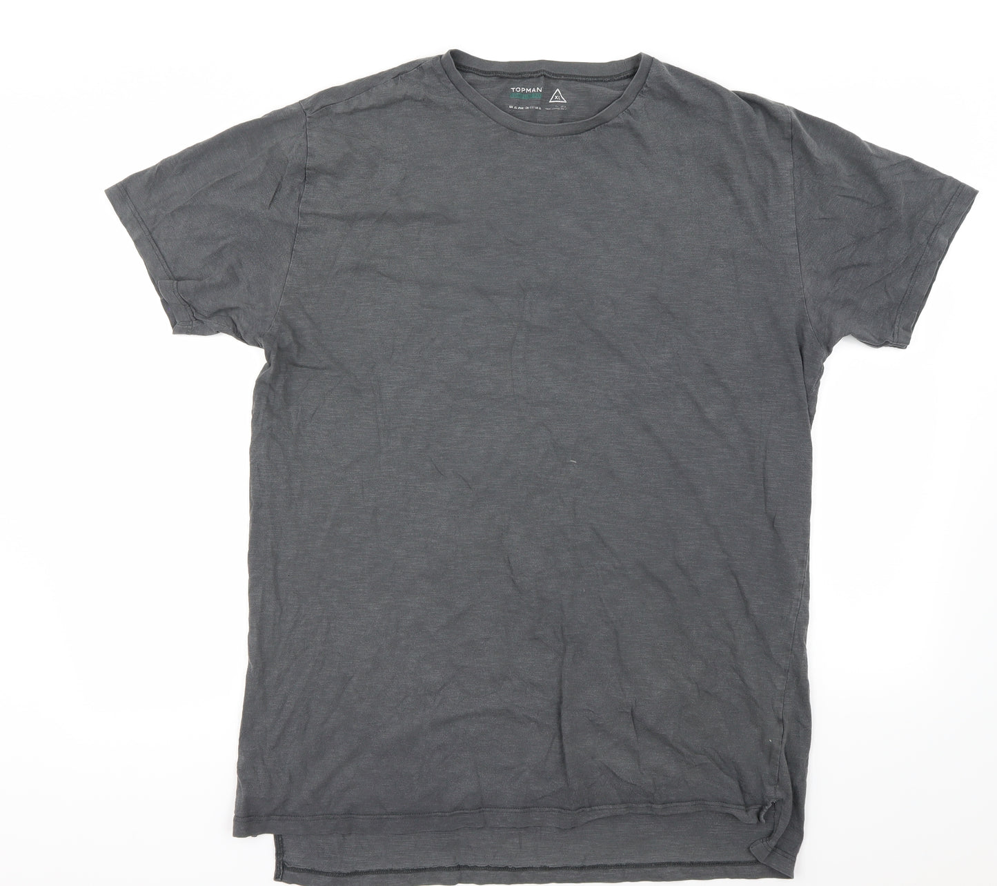 Top Man  Mens Grey    T-Shirt Size XL