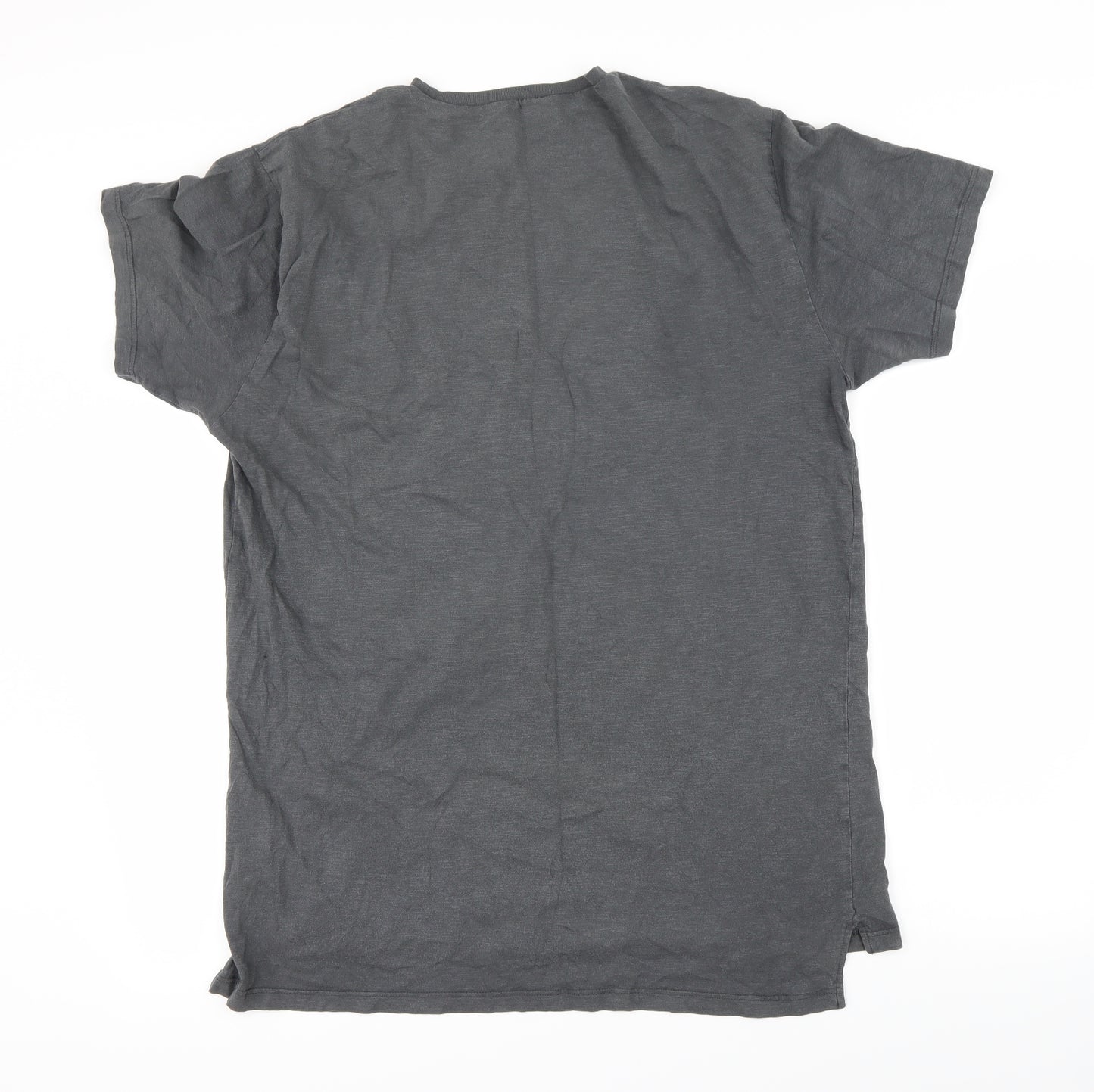 Top Man  Mens Grey    T-Shirt Size XL