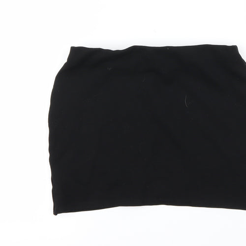 Topshop Womens Black   A-Line Skirt Size 10