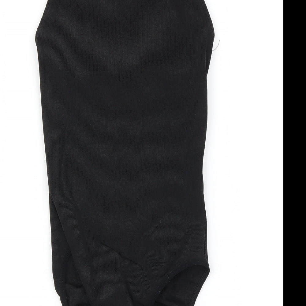 Preworn Womens Black   Bodysuit One-Piece Size 8