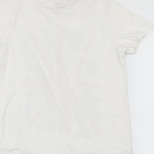 F&F Boys White   Basic T-Shirt Size S