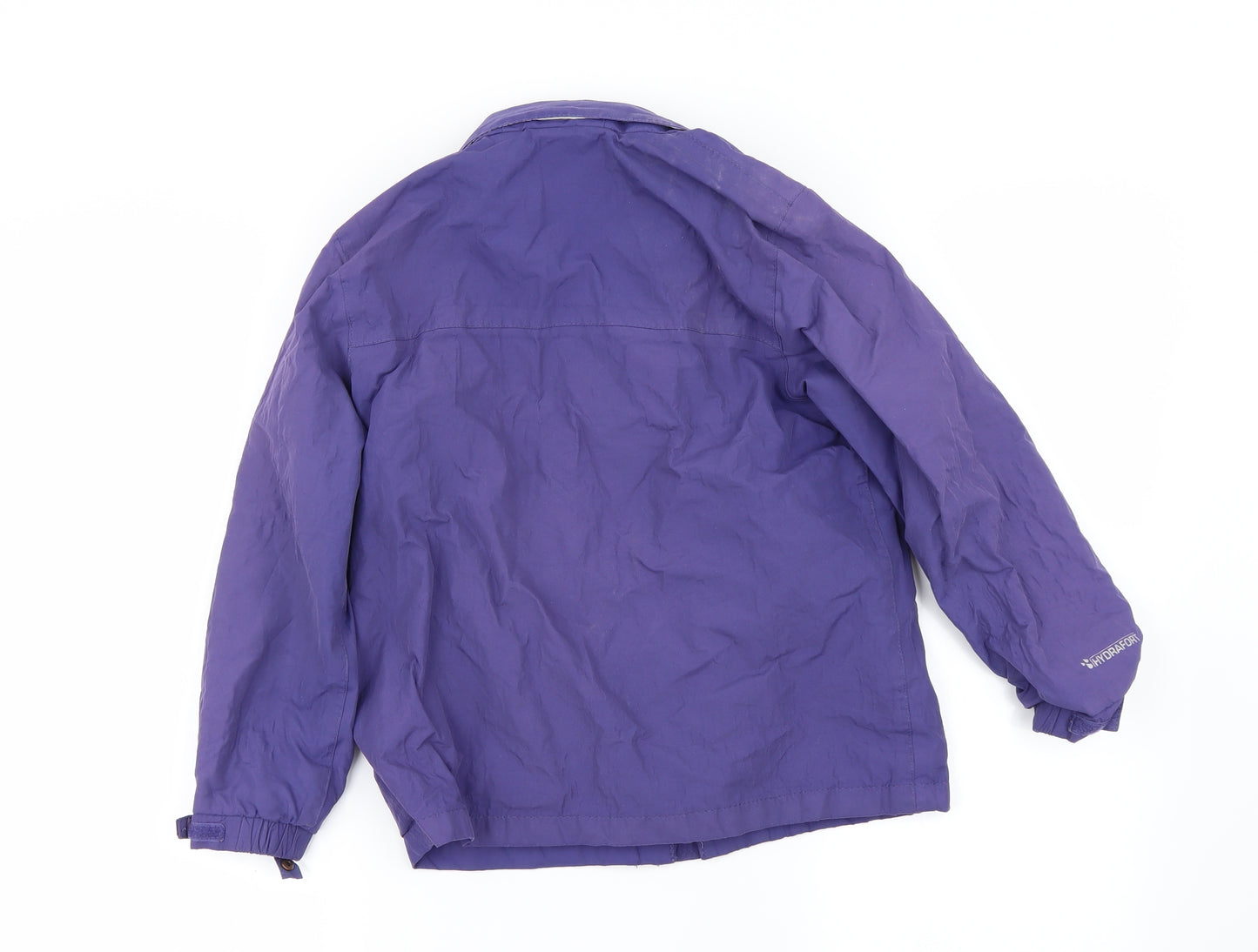 Regatta Girls Blue   Rain Coat Jacket Size 7-8 Years