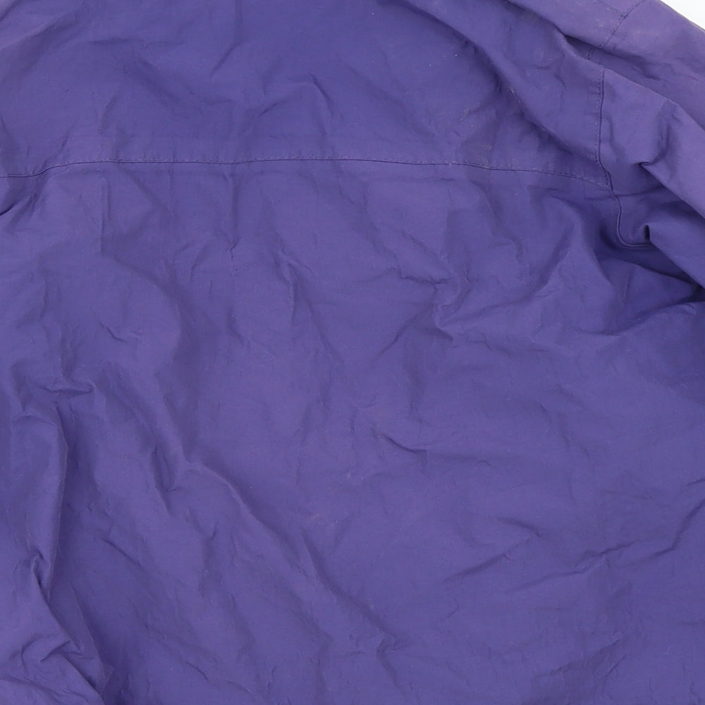 Regatta Girls Blue   Rain Coat Jacket Size 7-8 Years