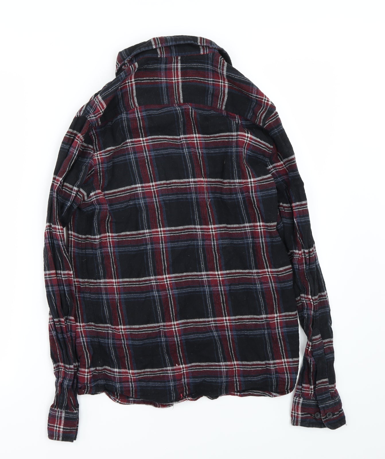 Primark Mens Grey Check   Button-Up Size XS
