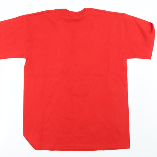 Fruit of the Loom Womens Red   Basic T-Shirt Size M