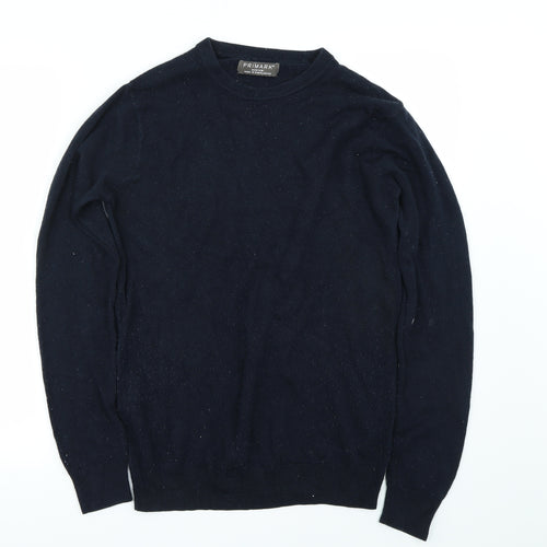 Primark Mens Blue   Pullover Jumper Size M