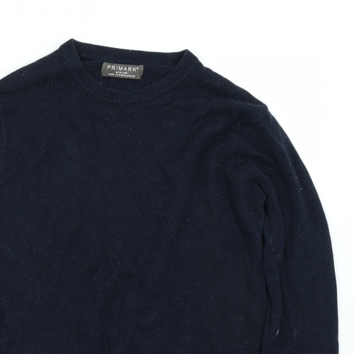 Primark Mens Blue   Pullover Jumper Size M