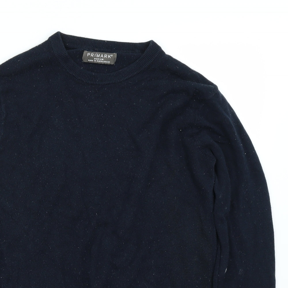 Primark Mens Blue   Pullover Jumper Size M