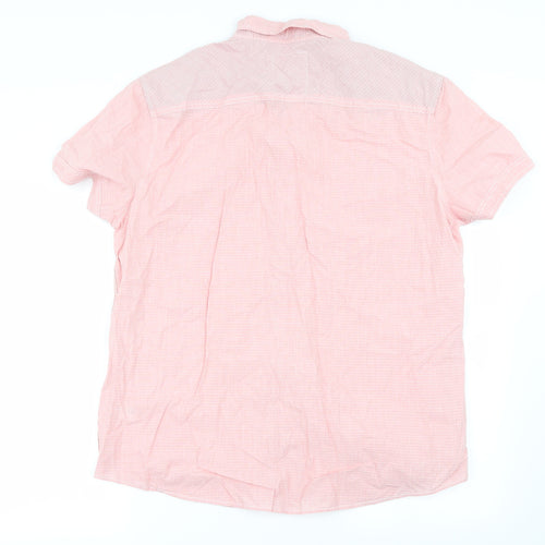 St George  Mens Pink    Button-Up Size L