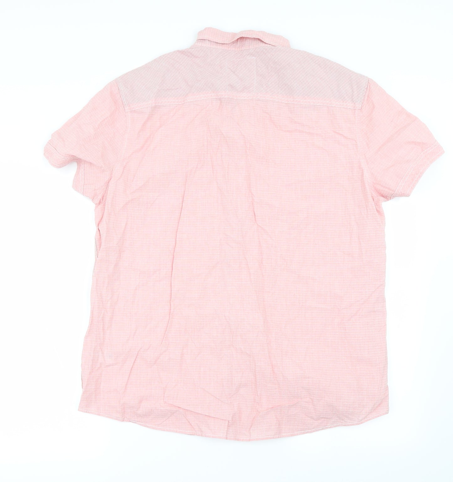 St George  Mens Pink    Button-Up Size L