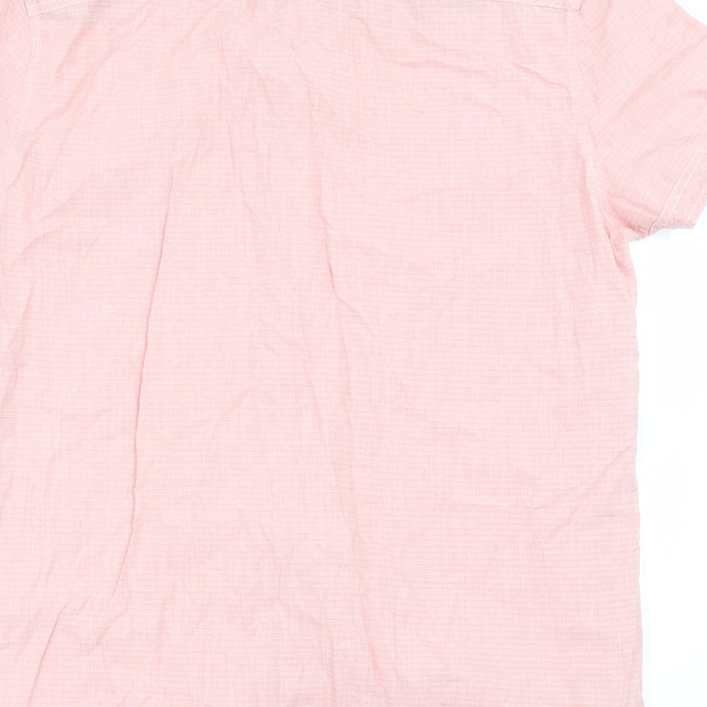 St George  Mens Pink    Button-Up Size L