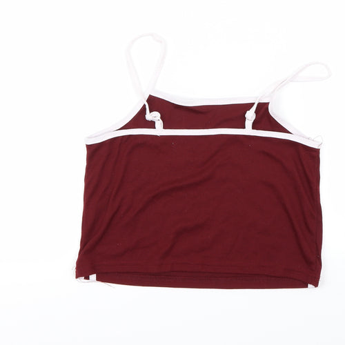 SheIn Womens Red   Basic T-Shirt Size L