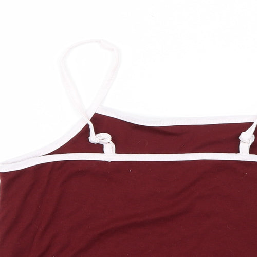 SheIn Womens Red   Basic T-Shirt Size L