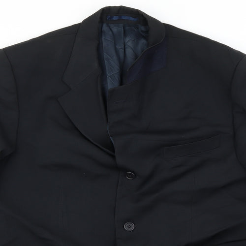 Preworn Mens Black   Jacket Blazer Size 42